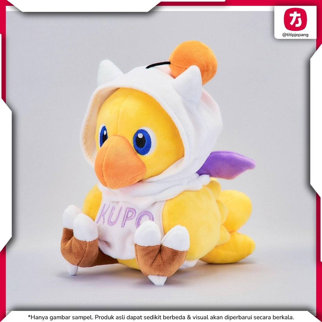 Final Fantasy Chocobo Plush Moogle Hoodie Ver Koleksi Lucu dan Menggemaskan