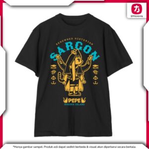 Arknights Pepe College Tee Unisex XL XXL dengan Motif Sargon untuk Koleksi Arknights Pepe College Tee Unisex XL XXL dengan Motif Sargon untuk Koleksi