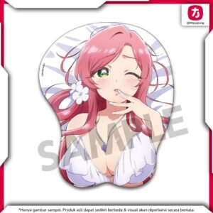 3D Mousepad Hanari Hanazono 100 Girlfriends Ergonomis Dan Unik
