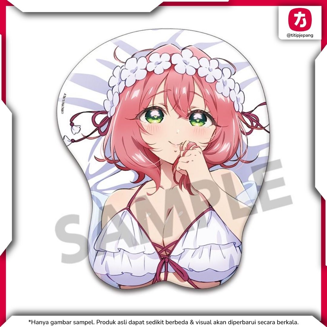 3D Mousepad Hanazono Hakari 100 Girlfriends Bantal Tangan Empuk 3D Mousepad Hanazono Hakari 100 Girlfriends Bantal Tangan Empuk