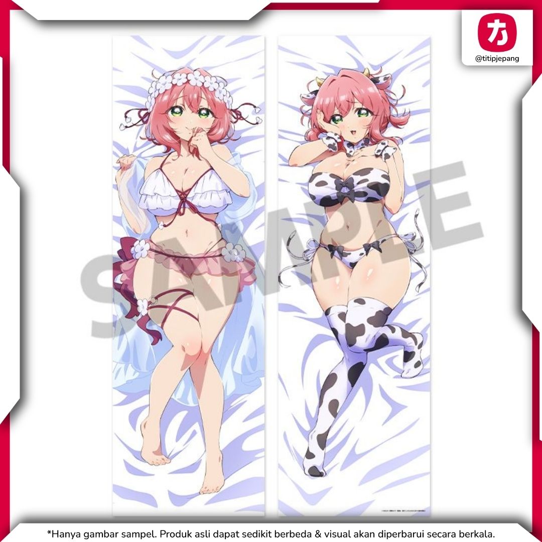 Sarung Bantal Dakimakura Hanazono Hakari 100 Girlfriends Bahan Premium
