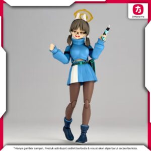 Revoltech Moe Blue Archive Figure dengan RABBIT-224 Pistol untuk Koleksi