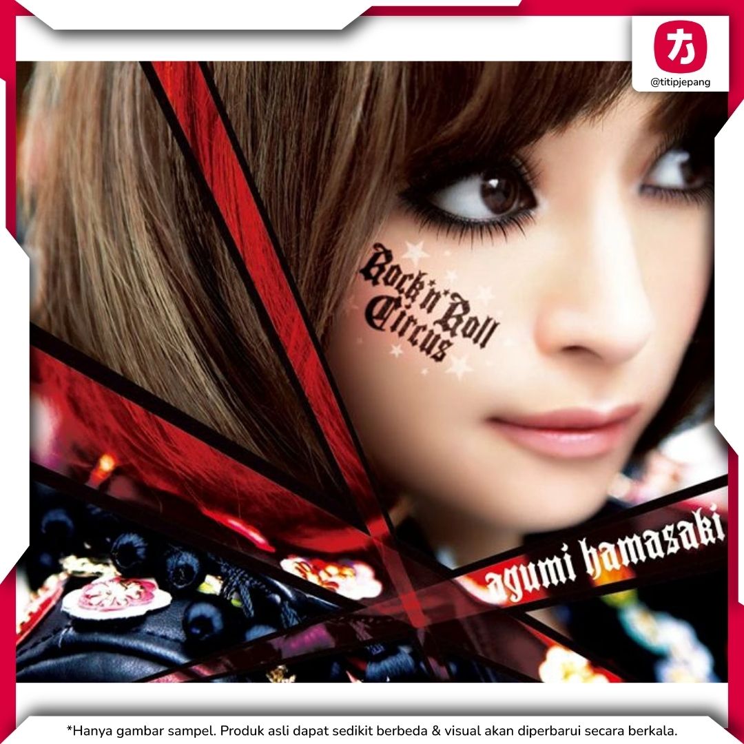 Ayumi Hamasaki Rock'n'Roll Circus Vinyl Record 2LP Koleksi Musik Jepang