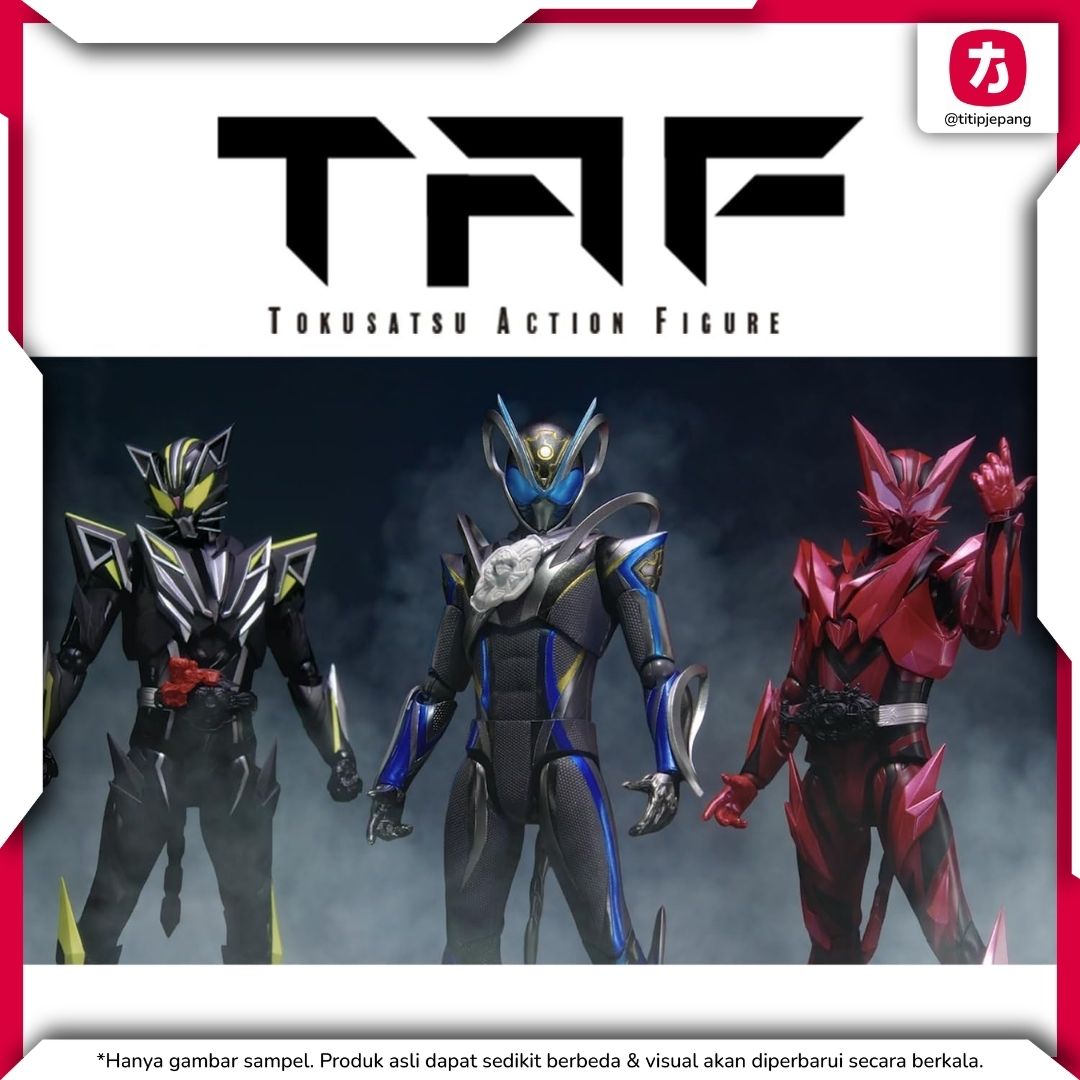 BANDAI Kamen Rider Myth TAF Kamen Rider Lido Action Figure untuk Koleksi