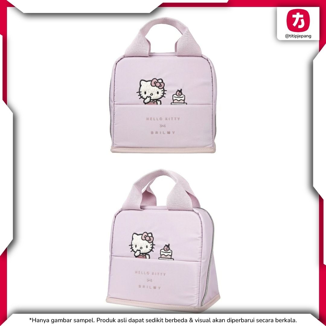 Hello Kitty Brilmy Stand Pouch Pale Pink Kosmetik Praktis dan Menggemaskan Hello Kitty Brilmy Stand Pouch Pale Pink Kosmetik Praktis dan Menggemaskan