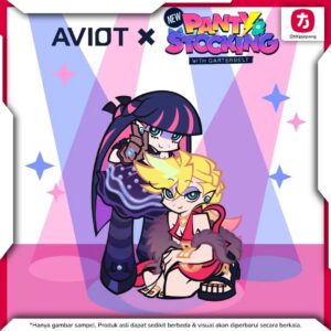 AVIOT Panty Stocking TE-Q3R-NPS TWS Collaboration dengan 10 Voice Mode AVIOT Panty Stocking TE-Q3R-NPS TWS Collaboration dengan 10 Voice Mode