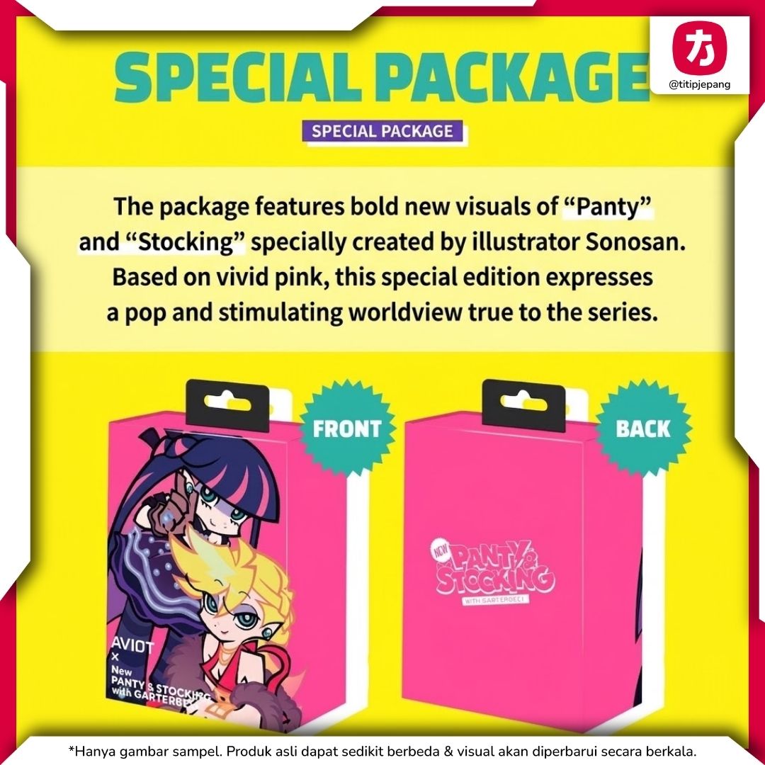 AVIOT Panty Stocking TE-Q3R-NPS TWS Collaboration dengan 10 Voice Mode AVIOT Panty Stocking TE-Q3R-NPS TWS Collaboration dengan 10 Voice Mode