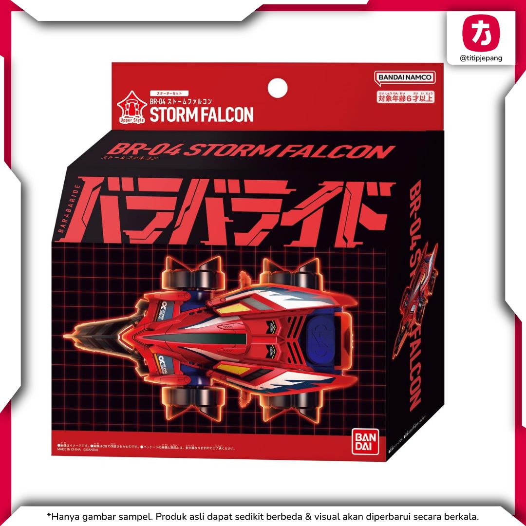 Baraba Ride Starter Set BR-04 Storm Falcon untuk Battle Mesin Elektrik Baraba Ride Starter Set BR-04 Storm Falcon untuk Battle Mesin Elektrik