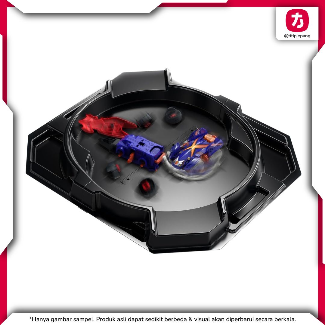 Baraba Ride Starter Set BR-05 Rush Stallion Mesin Spin untuk Battle Seru