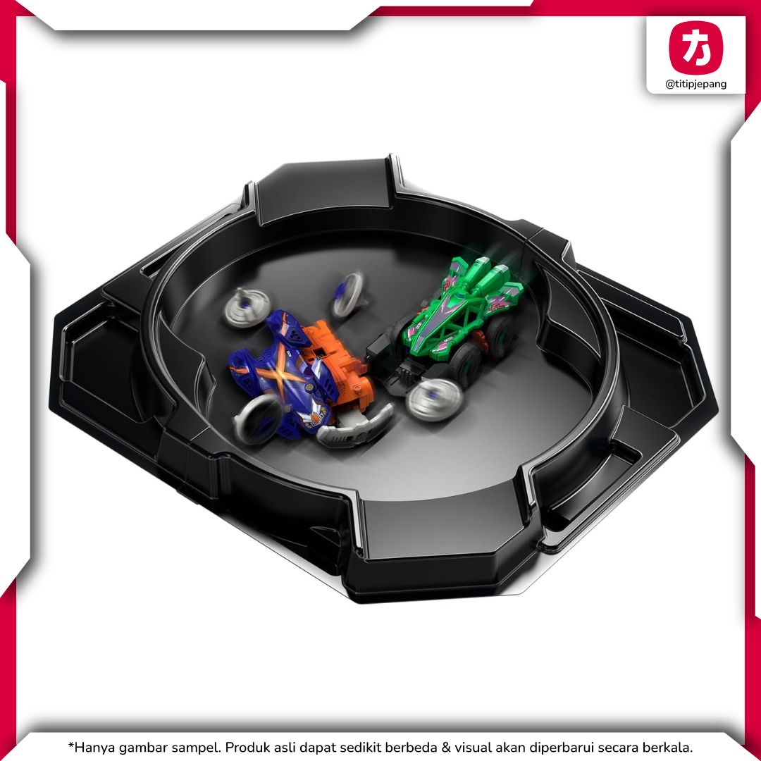 Baraba Ride Starter Set BR-06 Fury Lizard dengan Gaya Dash Bertenaga Baraba Ride Starter Set BR-06 Fury Lizard dengan Gaya Dash Bertenaga