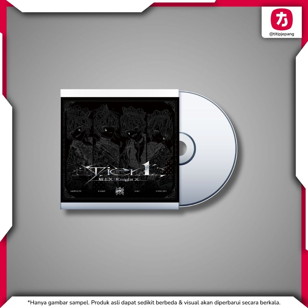 CD Knight X Tier 1 First Press Limited Edition dengan Bonus Visual Sheet CD Knight X Tier 1 First Press Limited Edition dengan Bonus Visual Sheet