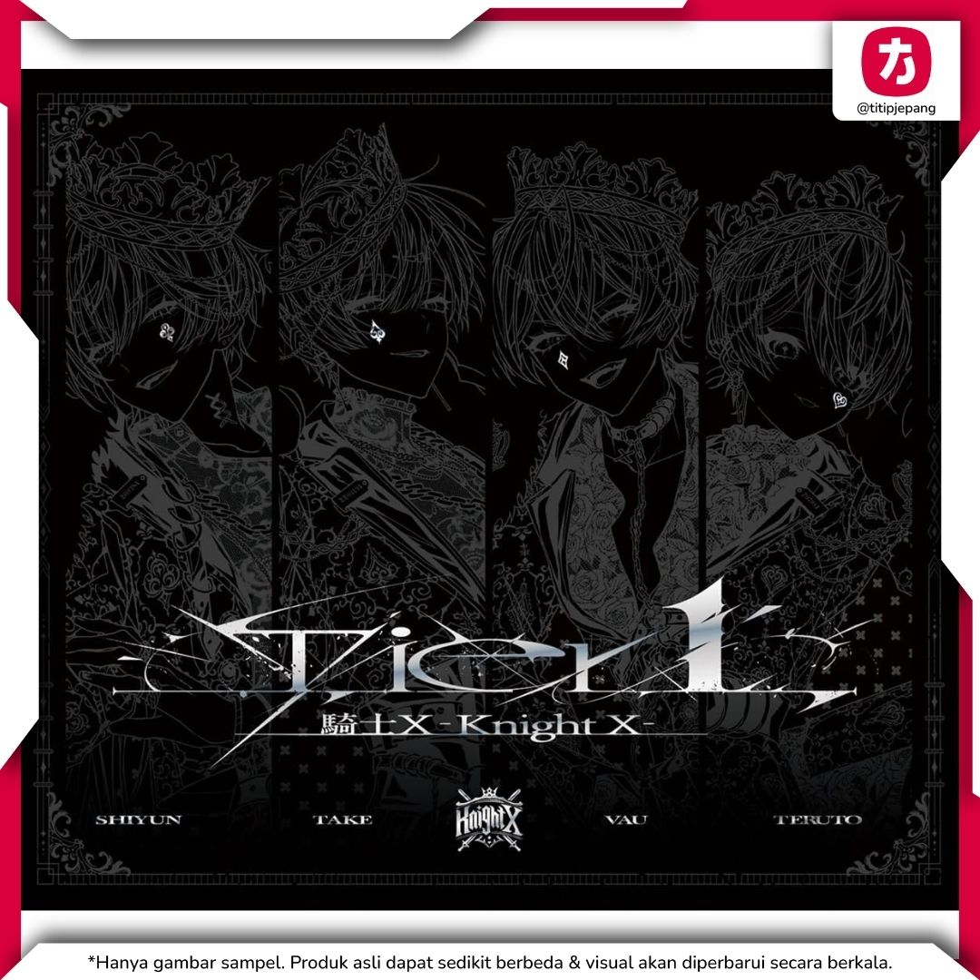 CD Knight X Tier 1 First Press Limited Edition dengan Bonus Visual Sheet CD Knight X Tier 1 First Press Limited Edition dengan Bonus Visual Sheet