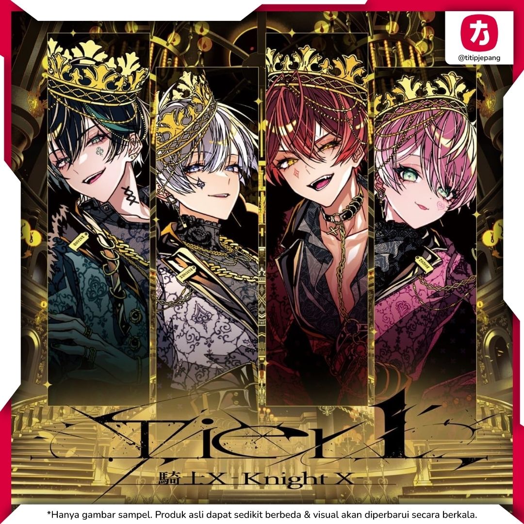 CD Knight X Tier 1 Regular Edition dengan Bonus Visual Sheet untuk Koleksi