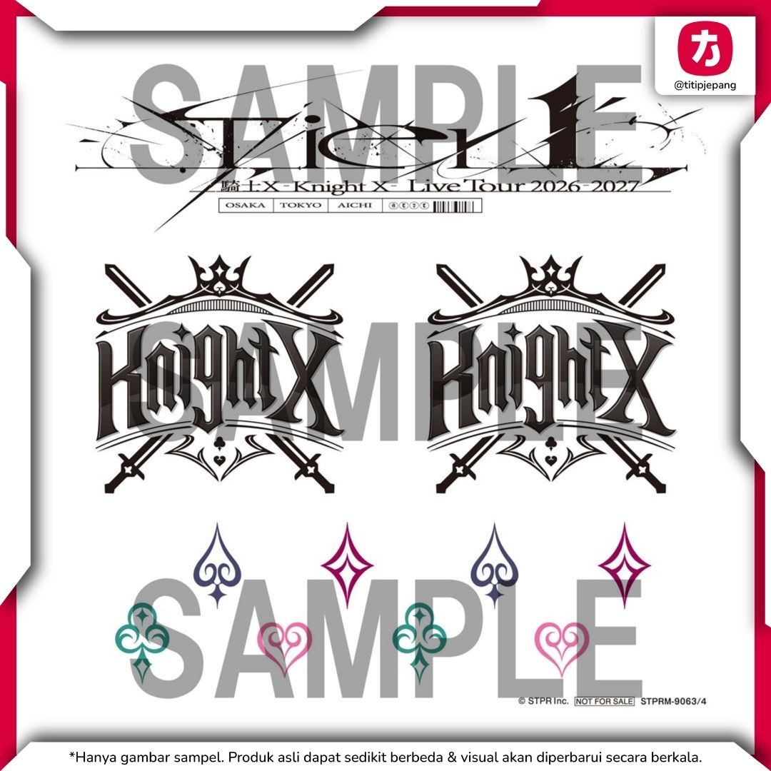 CD Knight X Tier 1 Regular Edition dengan Bonus Can Badge 43mm Koleksi