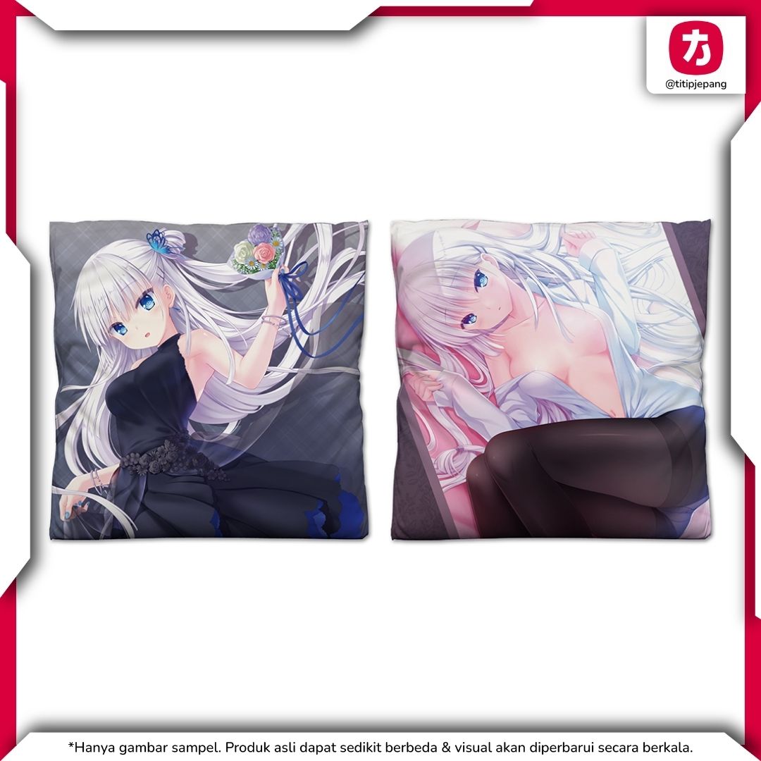 Cushion Cover Naruse Shiroha Summer Pockets REFLECTION BLUE Dua Sisi Cushion Cover Naruse Shiroha Summer Pockets REFLECTION BLUE Dua Sisi