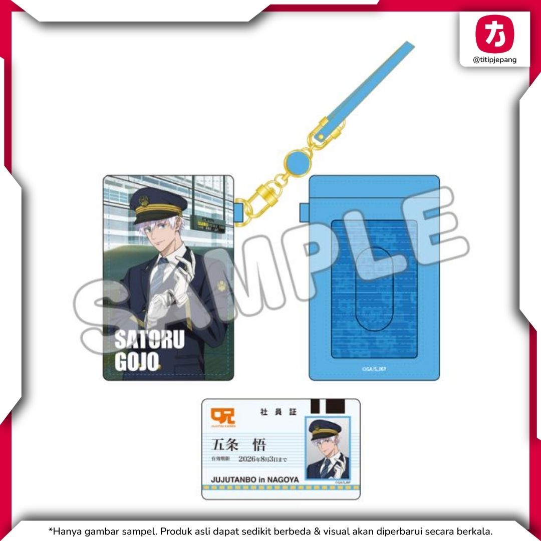 Satoru Gojo Jujutsu Kaisen IC Card Case dengan Kartu Jujutsu Exploration Vol. 3