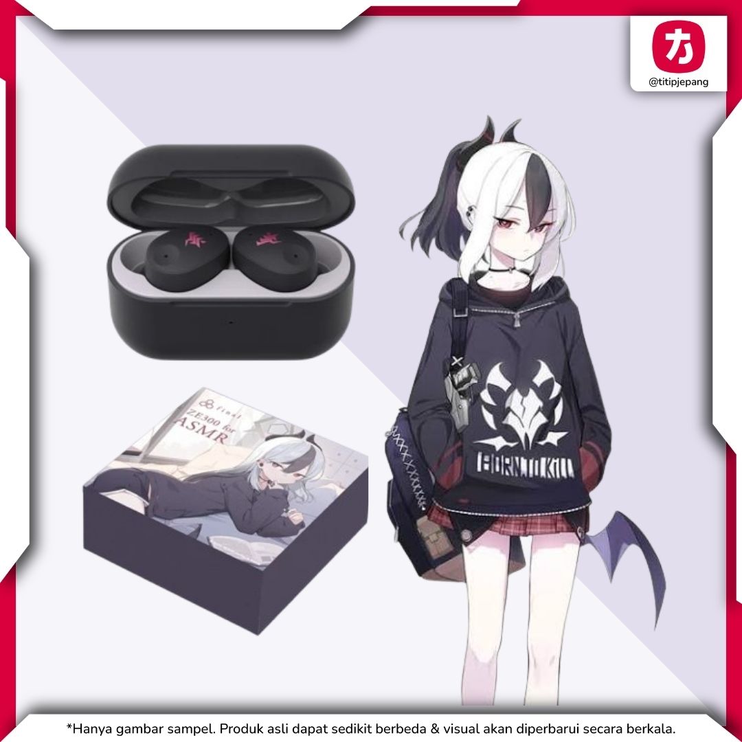 ZE300 Blue Archive Kayoko Edition, Wireless Earbuds untuk ASMR Nyaman ZE300 Blue Archive Kayoko Edition, Wireless Earbuds untuk ASMR Nyaman