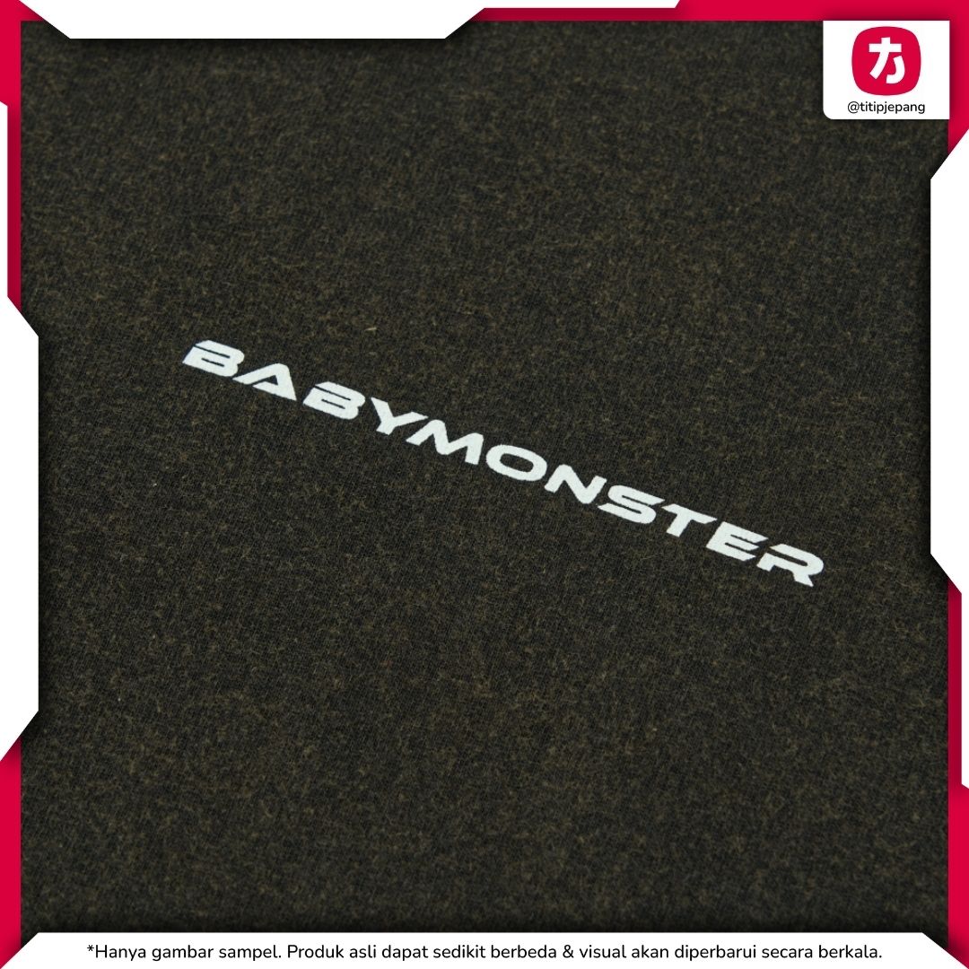 Babymonster Tour T-shirt BLACK CHOOM TOUR Official Japan Goods Babymonster Tour T-shirt BLACK CHOOM TOUR Official Japan Goods