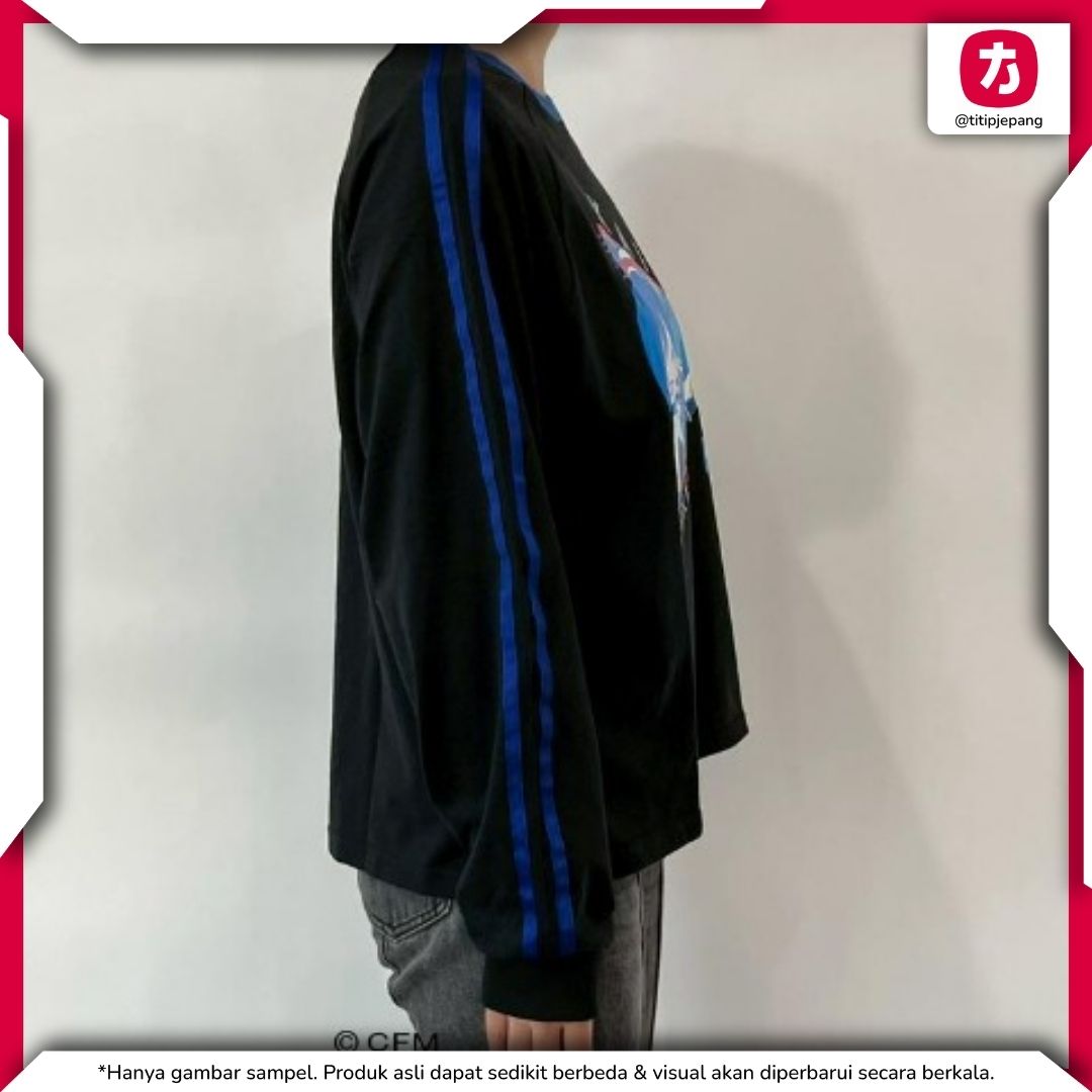 Kaito Tuxedosam Women's Pullover Kolaborasi Piapro x Sanrio Ukuran M/L Kaito Tuxedosam Women's Pullover Kolaborasi Piapro x Sanrio Ukuran M/L