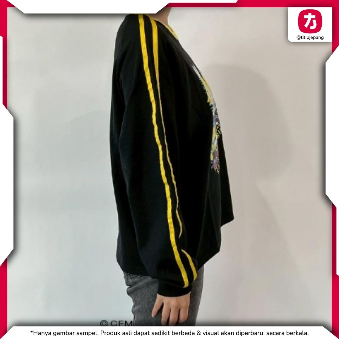 Kagamine Rin Len Women's Pullover Kolaborasi Piapro x Sanrio Ukuran M/L Kagamine Rin Len Women's Pullover Kolaborasi Piapro x Sanrio Ukuran M/L