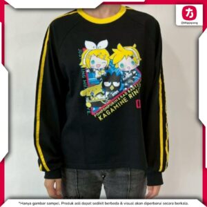 Kagamine Rin Len Women's Pullover Kolaborasi Piapro x Sanrio Ukuran M/L
