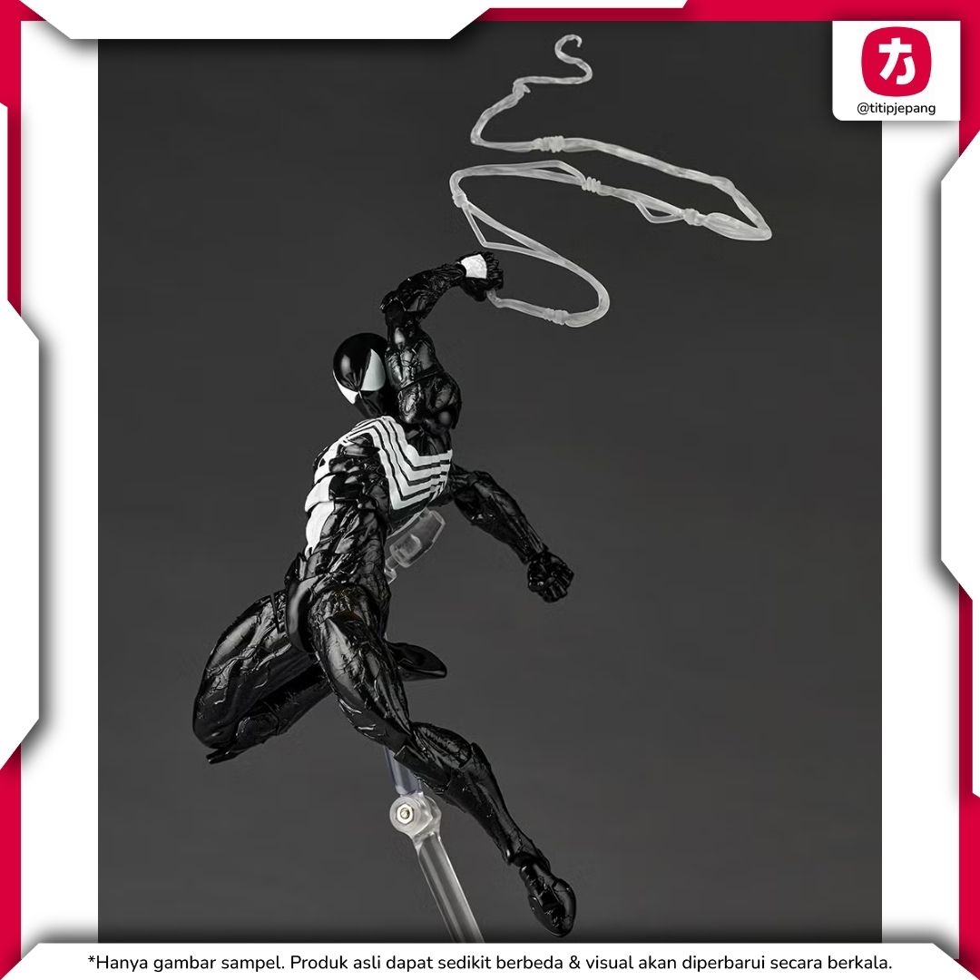 Action Figure Symbiote Spider-Man Revoltech Amazing Yamaguchi Kaiyodo Action Figure Symbiote Spider-Man Revoltech Amazing Yamaguchi Kaiyodo