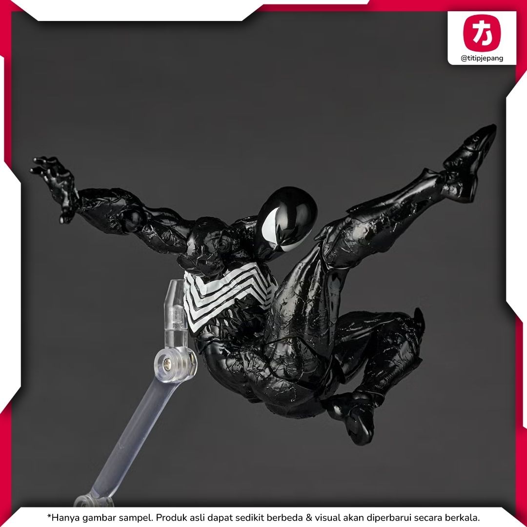 Action Figure Symbiote Spider-Man Revoltech Amazing Yamaguchi Kaiyodo Action Figure Symbiote Spider-Man Revoltech Amazing Yamaguchi Kaiyodo