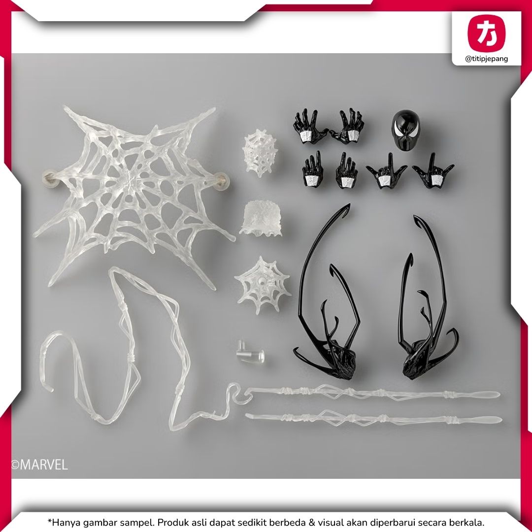 Action Figure Symbiote Spider-Man Revoltech Amazing Yamaguchi Kaiyodo Action Figure Symbiote Spider-Man Revoltech Amazing Yamaguchi Kaiyodo