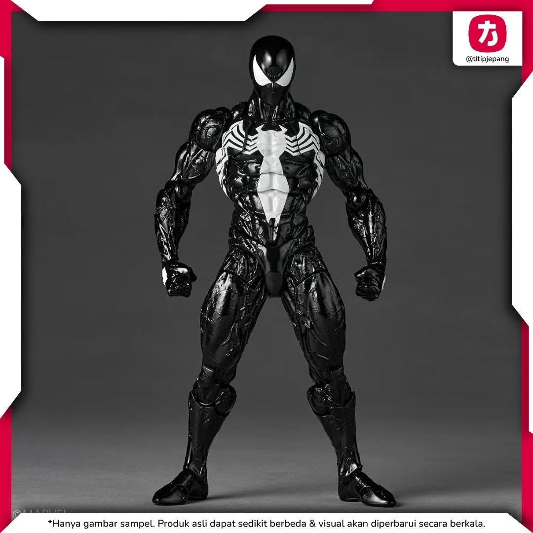 Action Figure Symbiote Spider-Man Revoltech Amazing Yamaguchi Kaiyodo Action Figure Symbiote Spider-Man Revoltech Amazing Yamaguchi Kaiyodo