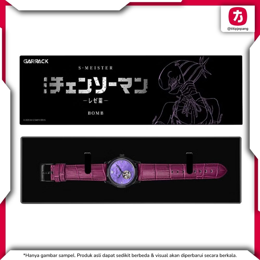Koleksi Jam Tangan Otomatis GARRACK x Chainsaw Man Reze Arc Koleksi Jam Tangan Otomatis GARRACK x Chainsaw Man Reze Arc