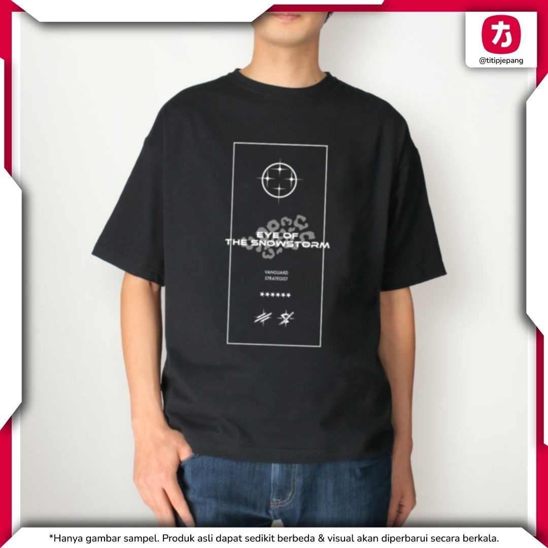 T-Shirt Arknights Silver Ash Shopping Ver BIG Silhouette Unisex Jepang T-Shirt Arknights Silver Ash Shopping Ver BIG Silhouette Unisex Jepang