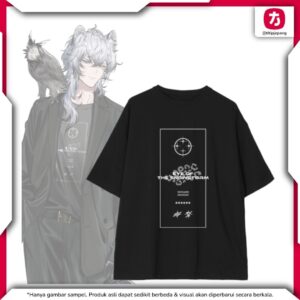 T-Shirt Arknights Silver Ash Shopping Ver BIG Silhouette Unisex Jepang T-Shirt Arknights Silver Ash Shopping Ver BIG Silhouette Unisex Jepang