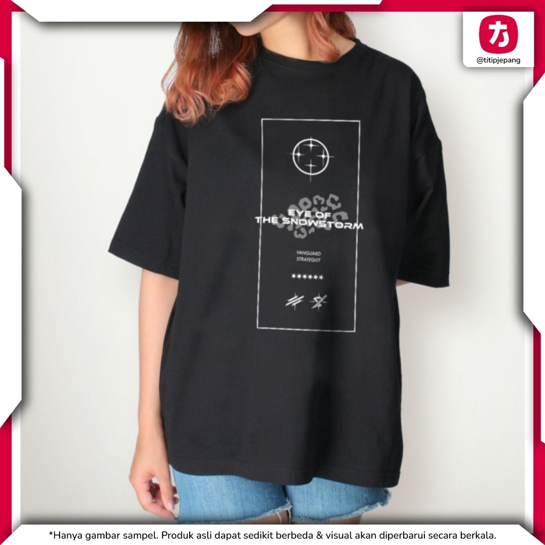 T-Shirt Arknights Silver Ash Shopping Ver BIG Silhouette Unisex Jepang T-Shirt Arknights Silver Ash Shopping Ver BIG Silhouette Unisex Jepang