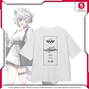 T-Shirt Arknights Cliffheart Shopping Version Big Silhouette Unisex Jepang