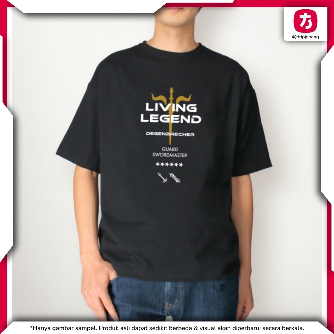 T-Shirt Arknights Degenbrecher Shopping Version Big Silhouette Unisex Jepang T-Shirt Arknights Degenbrecher Shopping Version Big Silhouette Unisex Jepang