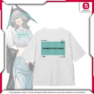 T-Shirt Arknights Hoolheyak Shopping Version Big Silhouette Unisex Jepang T-Shirt Arknights Hoolheyak Shopping Version Big Silhouette Unisex Jepang