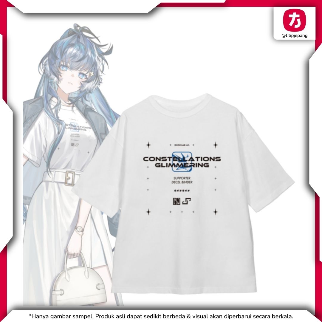 T-Shirt Arknights Sokukou Astgenne Shopping Version BIG Silhouette Unisex T-Shirt Arknights Sokukou Astgenne Shopping Version BIG Silhouette Unisex