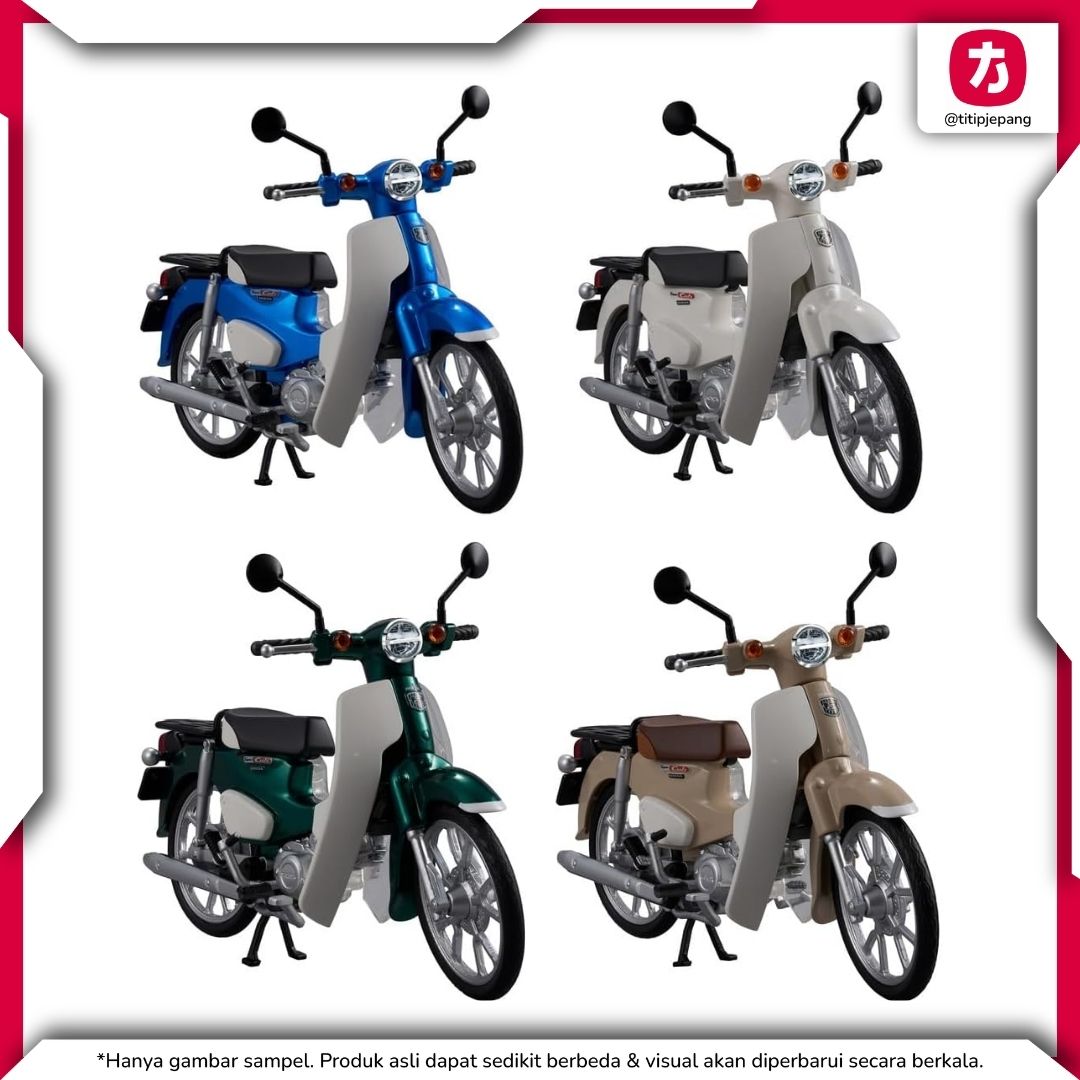 MegaHouse KAITANICS Honda Super Cub 110 Assembly Figure Koleksi MegaHouse KAITANICS Honda Super Cub 110 Assembly Figure Koleksi