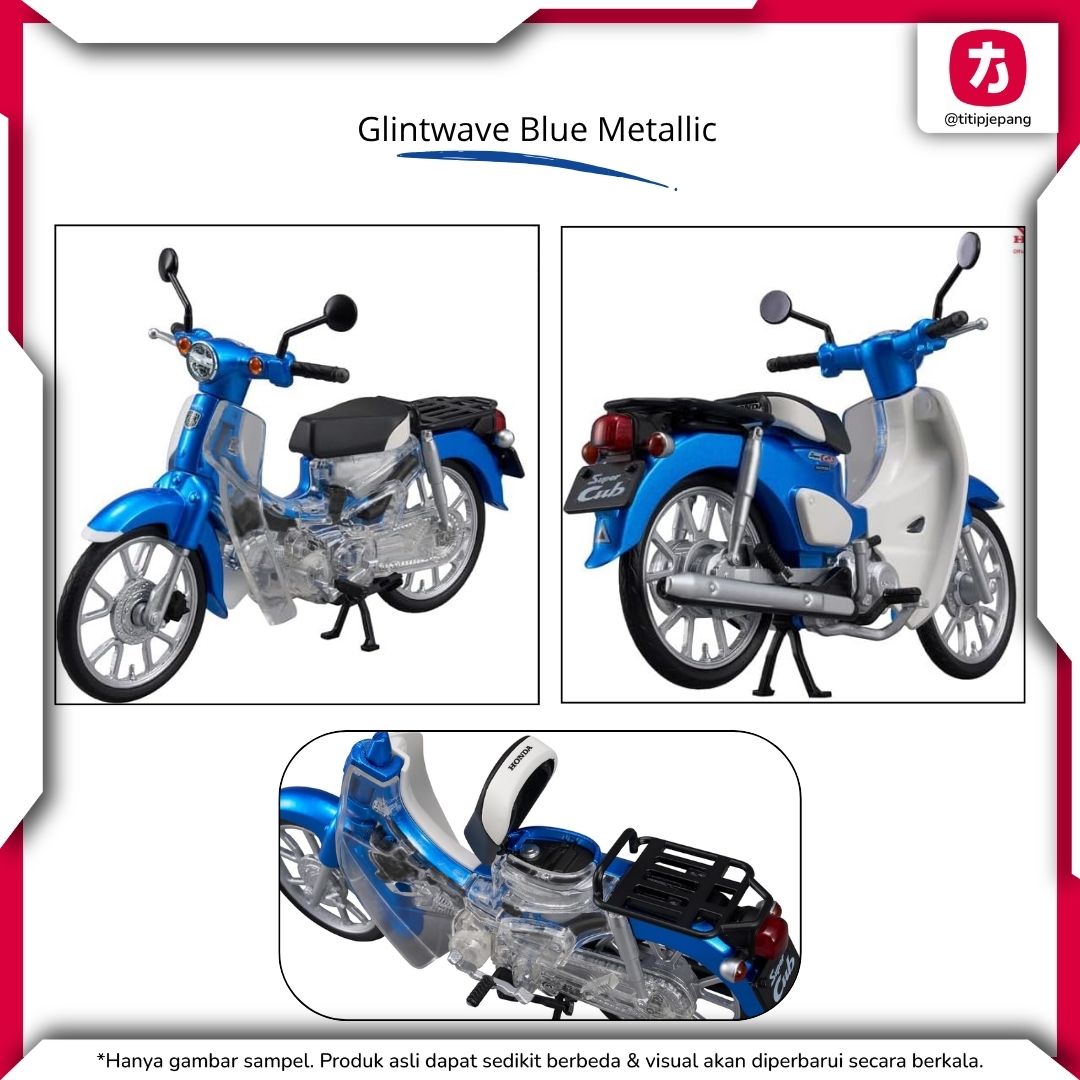 MegaHouse KAITANICS Honda Super Cub 110 Assembly Figure Koleksi MegaHouse KAITANICS Honda Super Cub 110 Assembly Figure Koleksi
