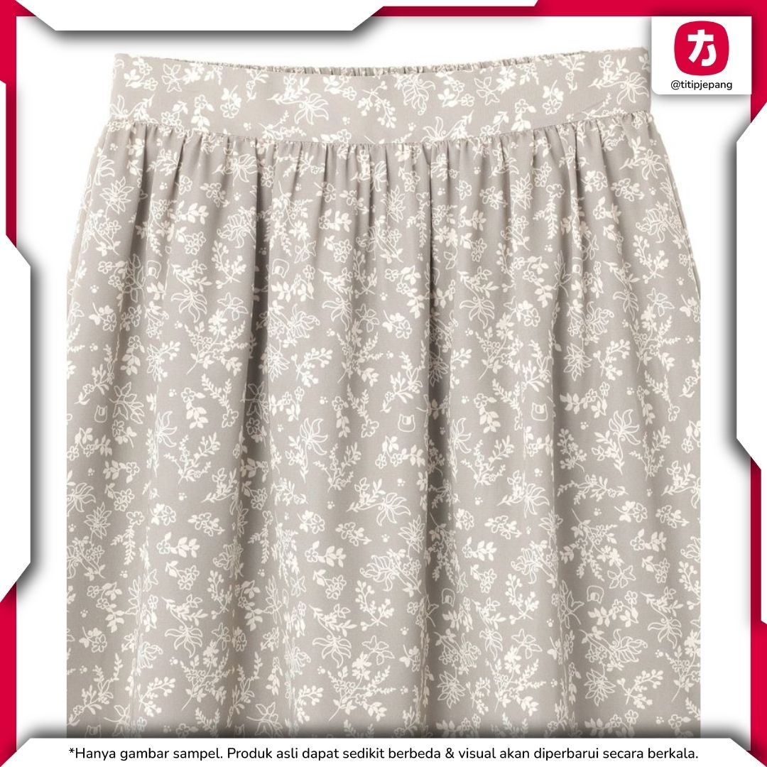 Rok earth music ecology Natsume's Book of Friends Long Skirt Beige
