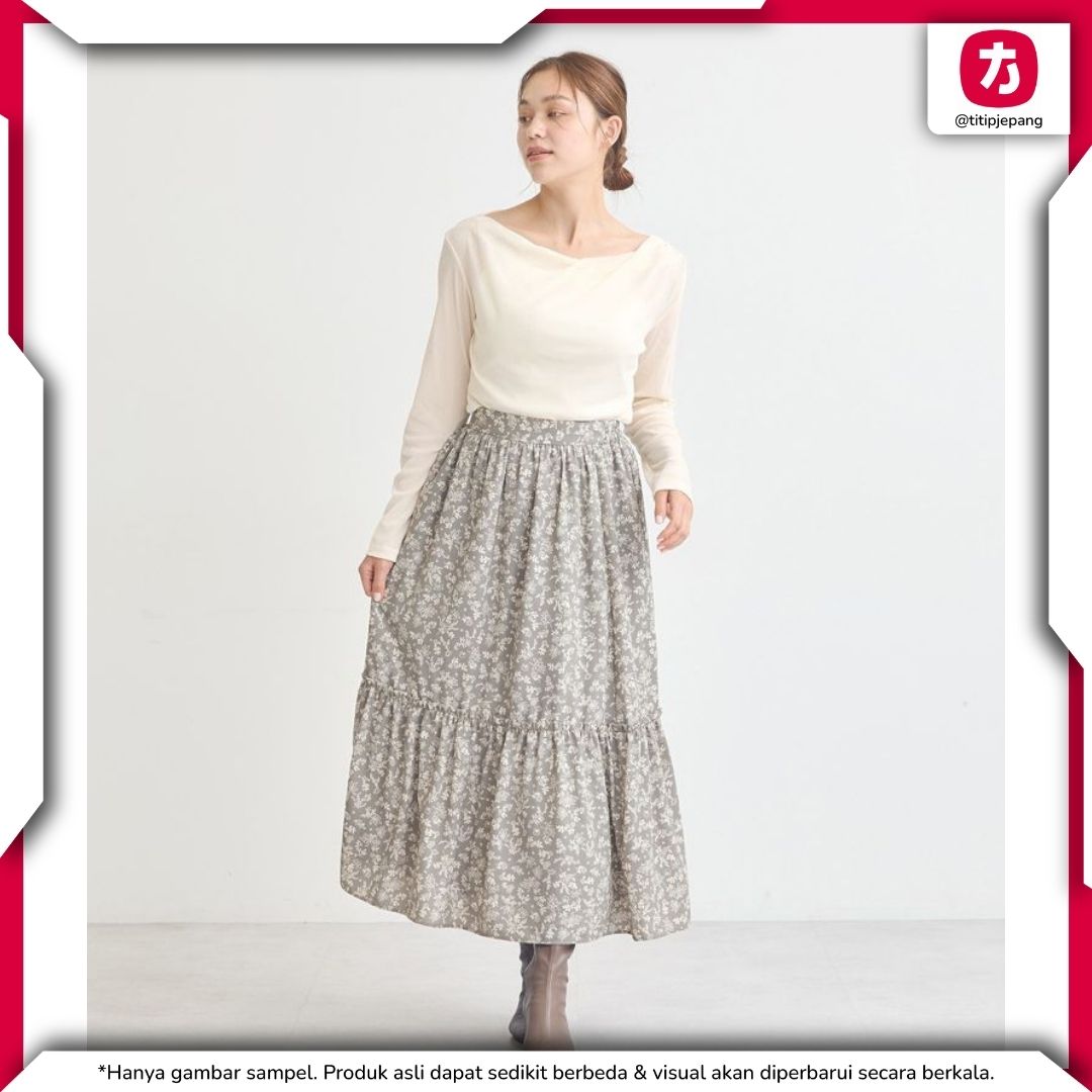 Rok earth music ecology Natsume's Book of Friends Long Skirt Beige