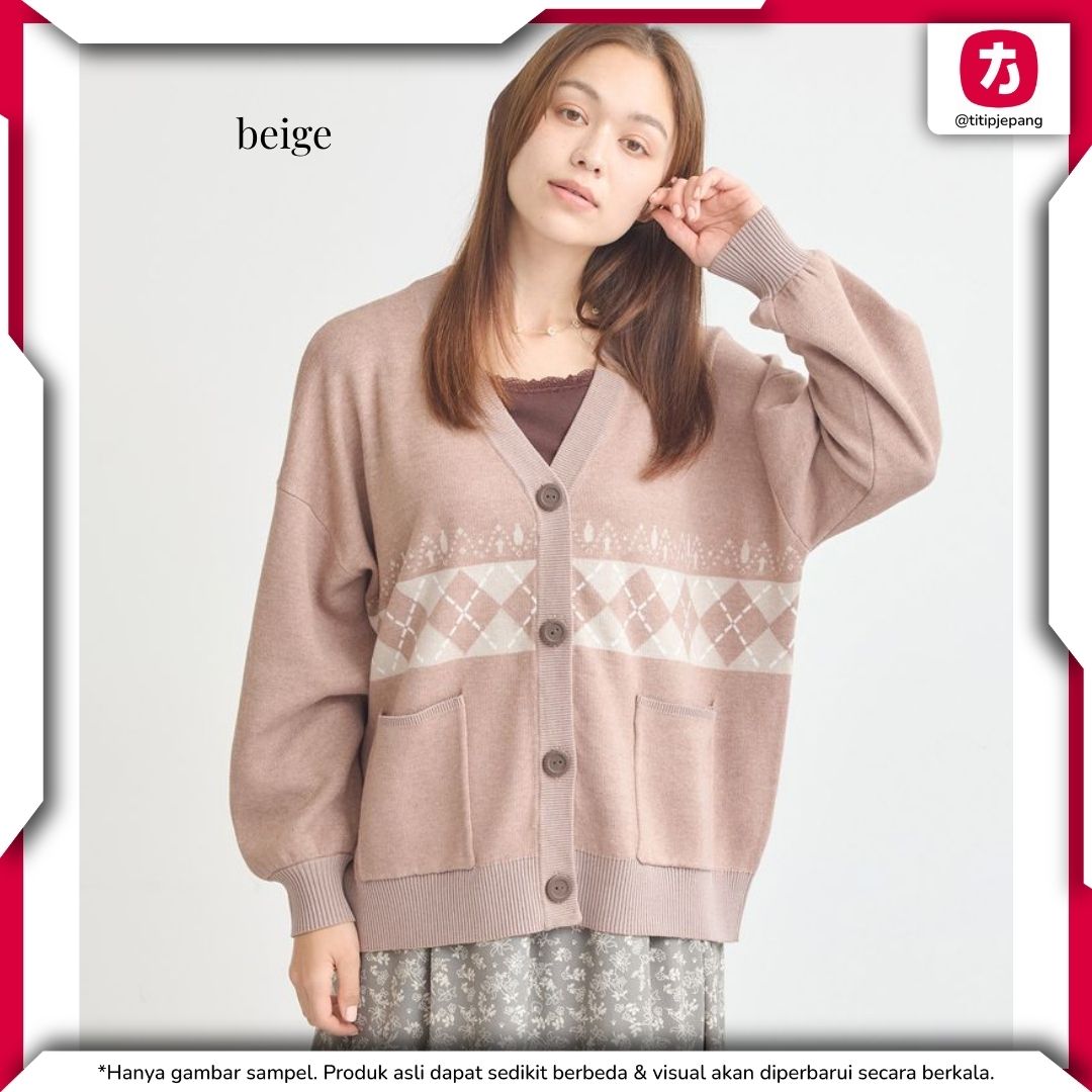 Cardigan earth music ecology Natsume's Book of Friends Knit Soft Cardigan
