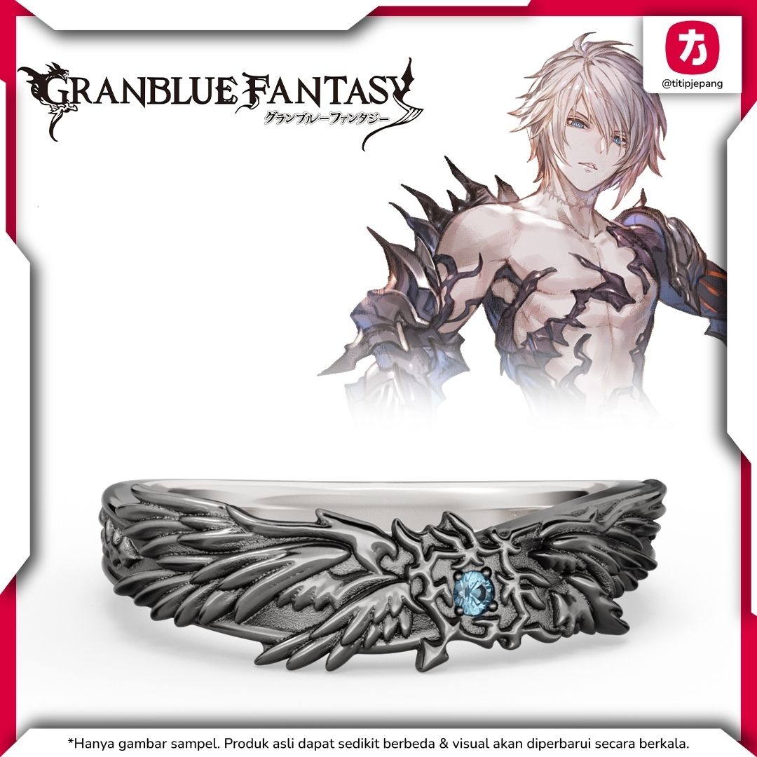 Granblue Fantasy Lucifer Motif Ring Silver dengan Desain Elegan dan Berkarakter Granblue Fantasy Lucifer Motif Ring Silver dengan Desain Elegan dan Berkarakter