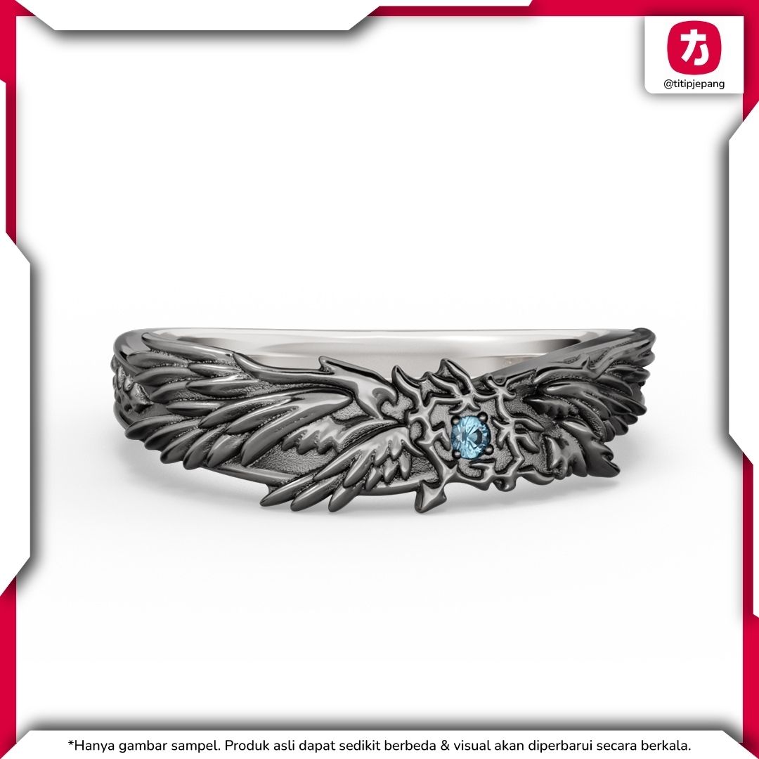 Granblue Fantasy Lucifer Motif Ring Silver dengan Desain Elegan dan Berkarakter Granblue Fantasy Lucifer Motif Ring Silver dengan Desain Elegan dan Berkarakter
