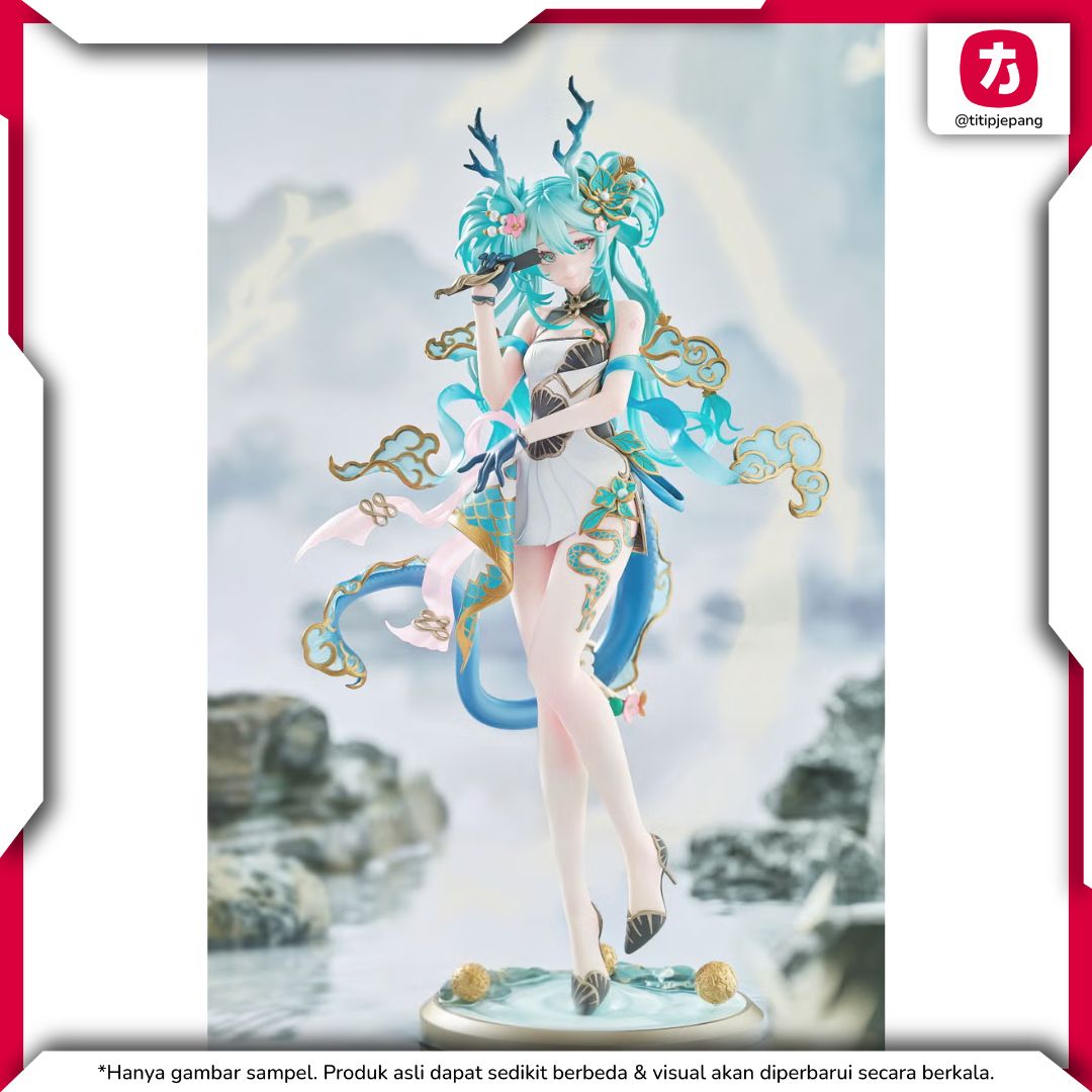 Hatsune Miku Azure Dragon Figure 1/7 Scale Ver Koleksi Premium Hatsune Miku Azure Dragon Figure 1/7 Scale Ver Koleksi Premium