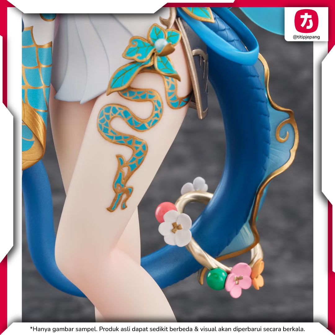 Hatsune Miku Azure Dragon Figure 1/7 Scale Ver Koleksi Premium