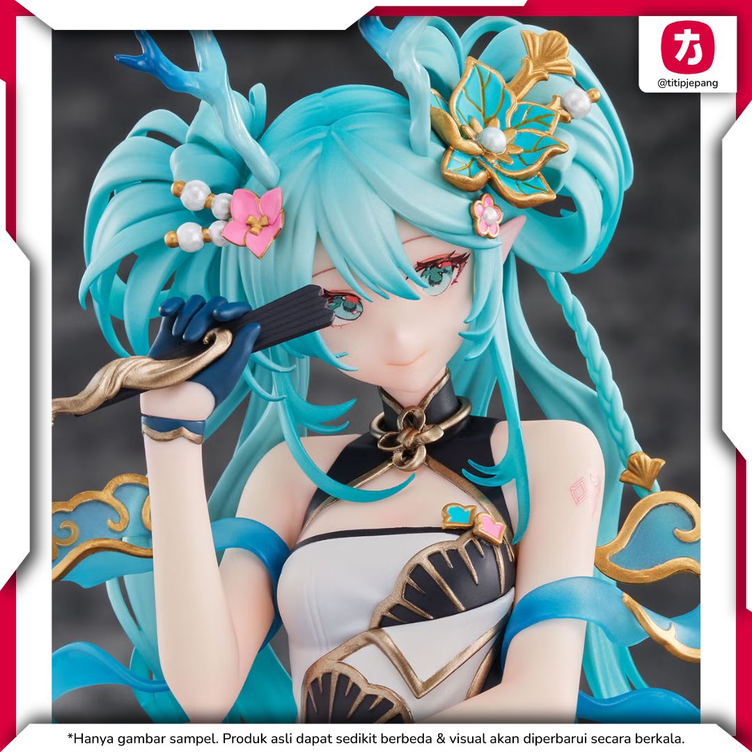 Hatsune Miku Azure Dragon Figure 1/7 Scale Ver Koleksi Premium Hatsune Miku Azure Dragon Figure 1/7 Scale Ver Koleksi Premium