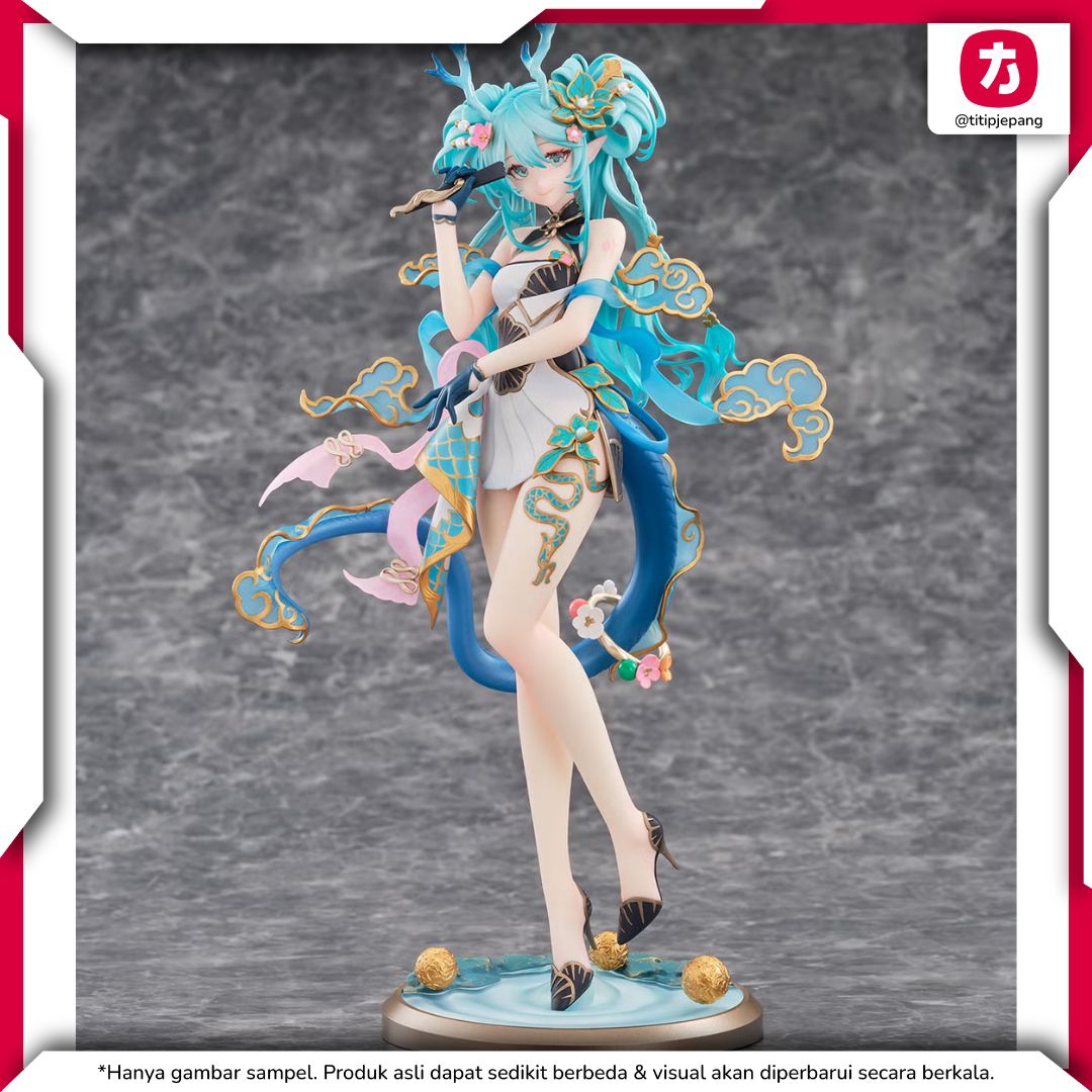 Hatsune Miku Azure Dragon Figure 1/7 Scale Ver Koleksi Premium Hatsune Miku Azure Dragon Figure 1/7 Scale Ver Koleksi Premium