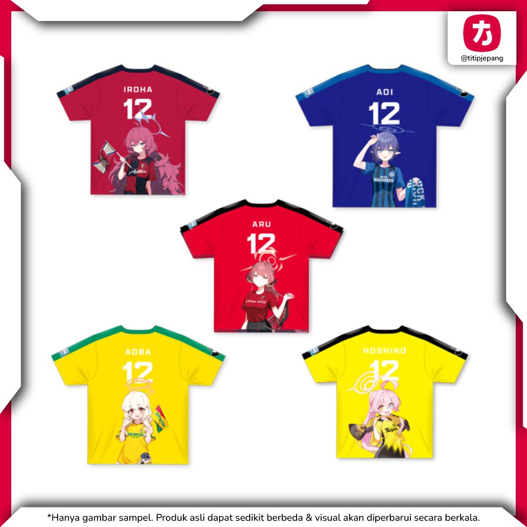 Blue Archive x J.League Confit T-Shirt Pilih Variasi dan Size Resmi Blue Archive x J.League Confit T-Shirt Pilih Variasi dan Size Resmi