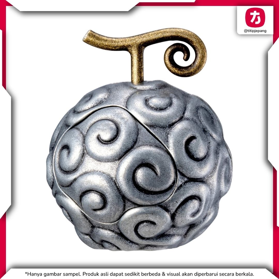 Huzzle One Piece Gum Gum Fruit Metal 3D Puzzle Edisi Koleksi